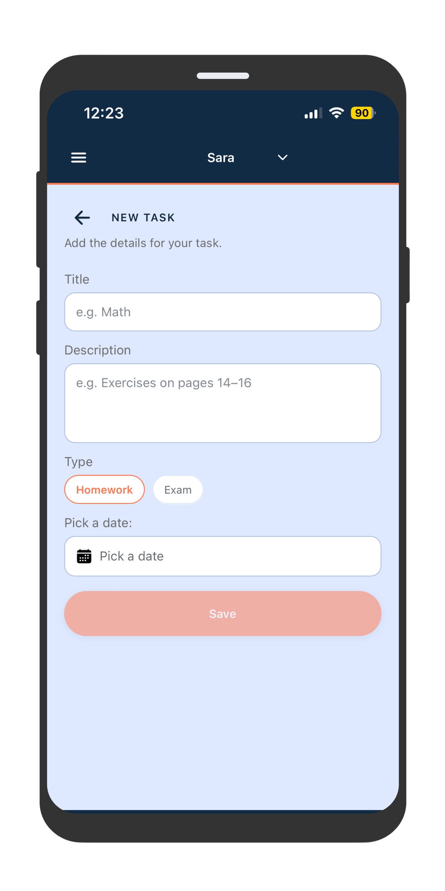 Duedle app screenshot 1